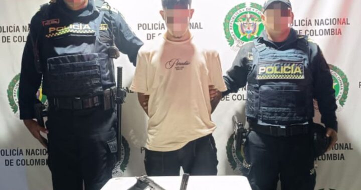 Policía Metropolitana de Santa Marta en operativo de captura de un hombre prófugo