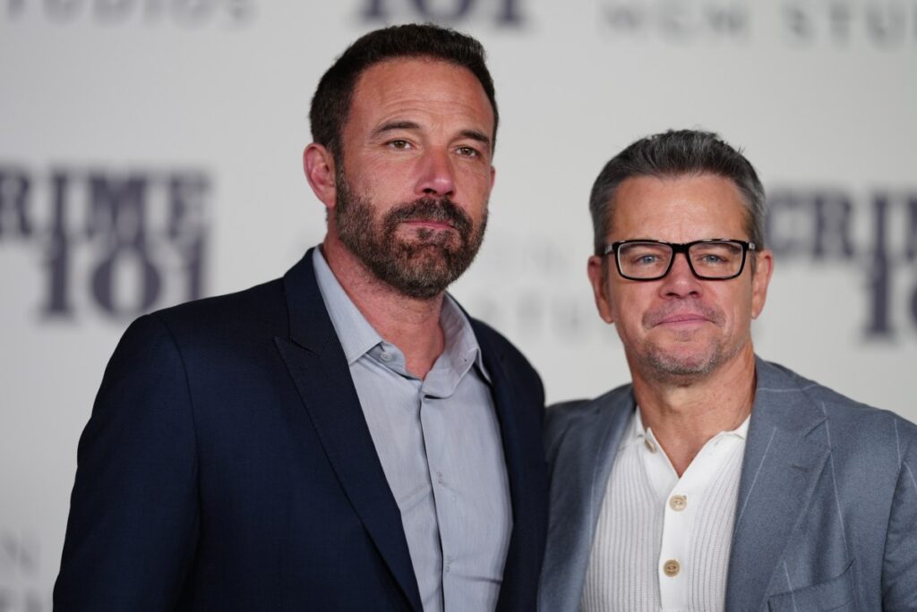 Matt Damon y Ben Affleck en una imagen de una rueda de prensa