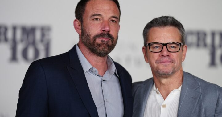 Matt Damon y Ben Affleck en una imagen de una rueda de prensa
