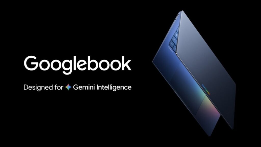 Imagen de un Googlebook con la IA Gemini integrada, listo para revolucionar el mercado de portátiles.