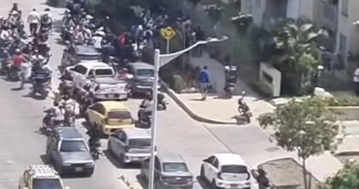 Imagen de un operativo policial en el sector de Parque Heredia
