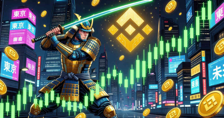 Gráfico de BNB con un aumento del 3,41% y un volumen de operaciones significativamente alto