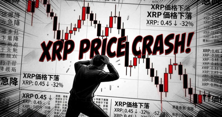 Gráfico de XRP en caída del 1.98% con volumen bajo y soportes técnicos marcados en 1.30 y 1.28 dólares