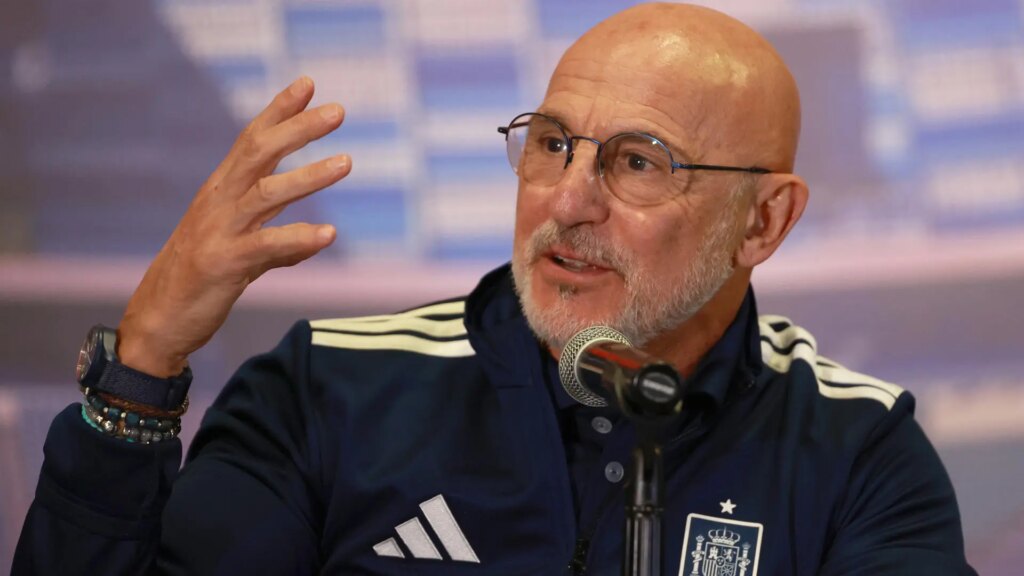 Gavi en entrenamiento con España mostrando intensidad física antes del Mundial