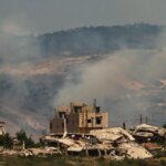 Mapa de Líbano con zonas de conflicto y alto el fuego entre Israel y Hezbolá