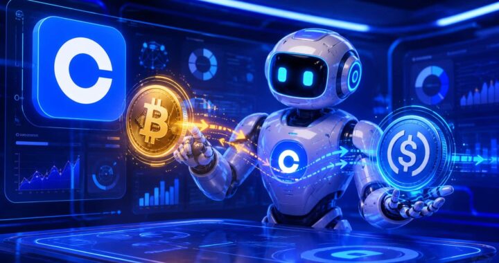 Plataforma Coinbase for Agents con IA operando en mercados de criptomonedas y pagos autónomos