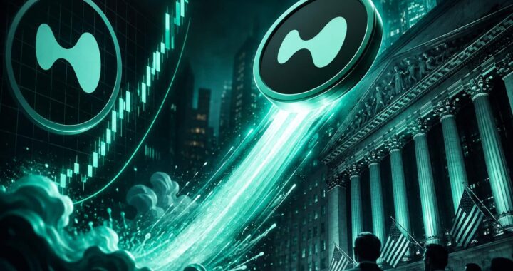Gráfico comparativo de precios: token HYPE de Hyperliquid superando a SOL de Solana en contexto de mercado bajista