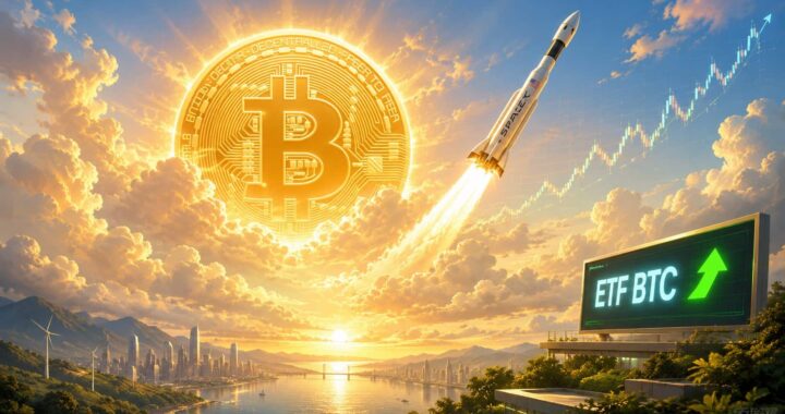 Bitcoin retoma los USD $64.000 tras debut estelar de SpaceX y retorno positivo de ETF