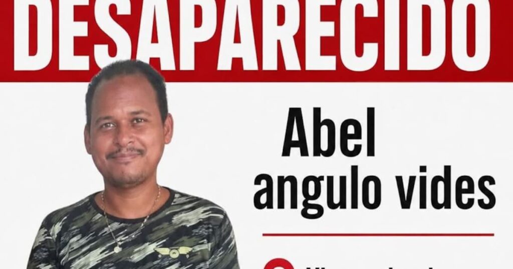 Familiares de Abel Angulo Vides buscan respuestas en Cartagena tras su desaparición