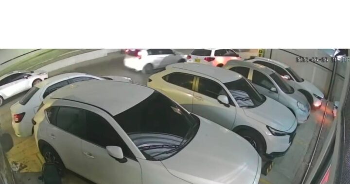 Video: Así operan delincuentes que rompen vidrios de carros y roban en Cartagena