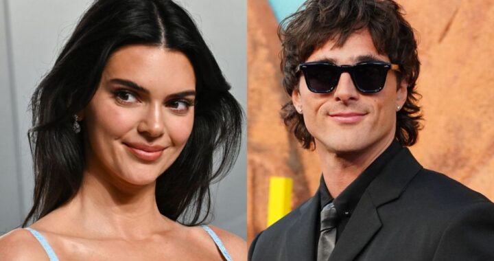 Kendall Jenner y Jacob Elordi sonríen en un udon bar de Tokio, con camisetas negras idénticas y gesto cómplice