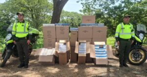 Incautan millonario cargamento de cigarrillos en vía Sincelejo-Calamar