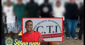 Foto judicial de Luis Mariano Díaz González en audiencia por red de gota a gota y secuestro
