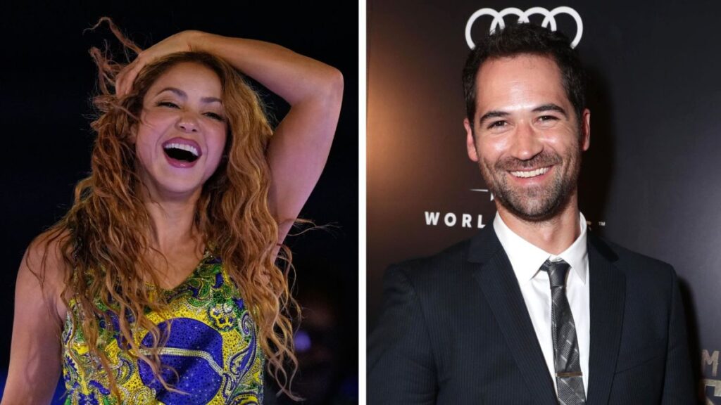 Shakira y Manuel García-Rulfo saliendo juntos del Sunset Tower Hotel en Los Ángeles
