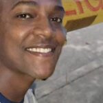 Escena del crimen en Nelson Mandela donde fue abatido el mototaxista Lewis Álvarez