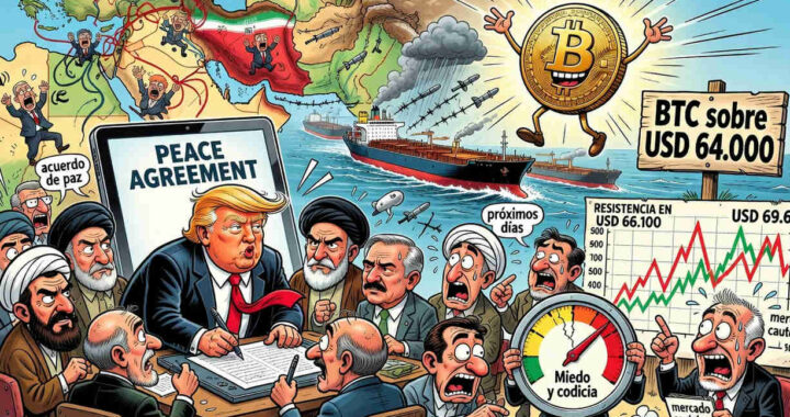 Expectativa de un acuerdo entre EE. UU. e Irán en “las próximas 24 horas” impulsa a Bitcoin