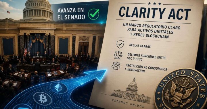 Logotipos de Coinbase, Ripple y Kraken en carta al Senado exigiendo votación urgente de la Ley Clarity