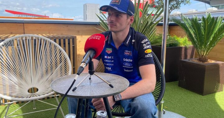Max Verstappen en el Circuit de Barcelona-Catalunya criticando la F1 actual