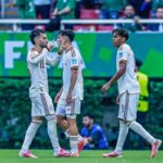 Baena celebra su gol decisivo en el España 1-0 Uruguay del Mundial 2026