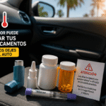 Los medicamentos que nunca deberías dejar dentro del automóvil durante el verano