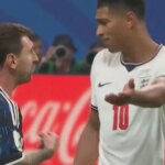 Sale a la luz la discusión entre Messi y Bellingham en la semifinal del Mundial: "¿La primera mía no es falta?"
