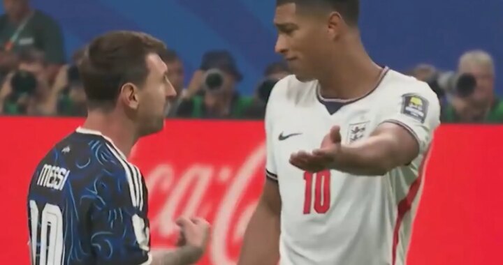 Sale a la luz la discusión entre Messi y Bellingham en la semifinal del Mundial: "¿La primera mía no es falta?"