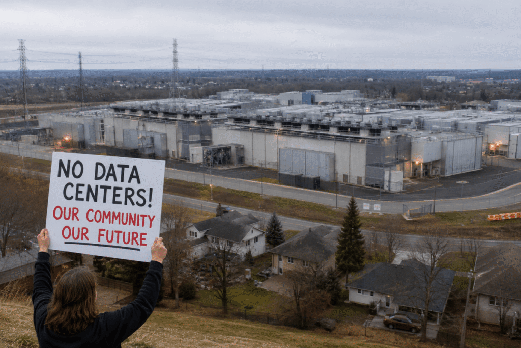La cara oculta de la IA: comunidades rechazan la construcción de centros de datos