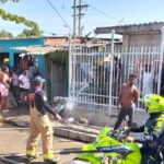Incendio en La Candelaria deja a menor quemado y una familia con pérdidas