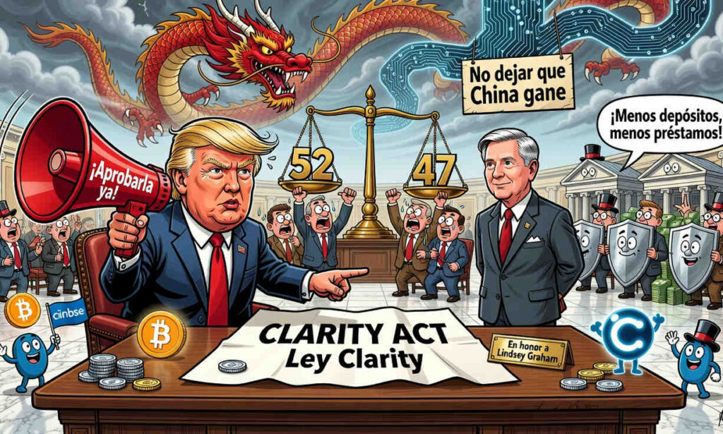 Trump pide aprobar la ley CLARITY para honrar al fallecido senador Lindsey Graham
