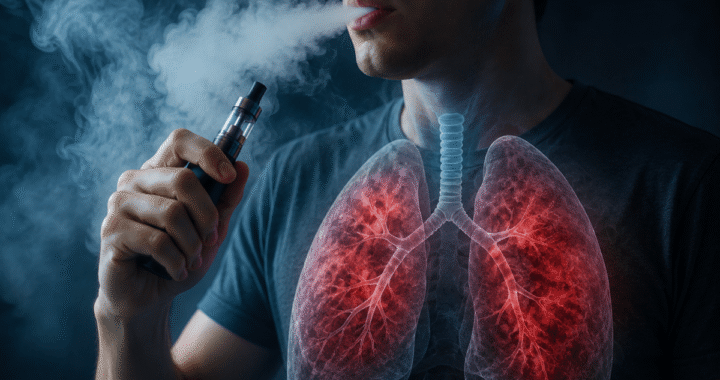 EVALI: la grave lesión pulmonar vinculada al vapeo que puede confundirse con una gripe